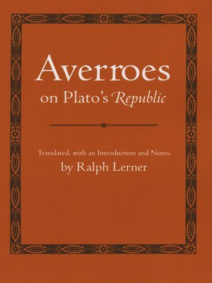 cover image of Averroes on Plato's "Republic"